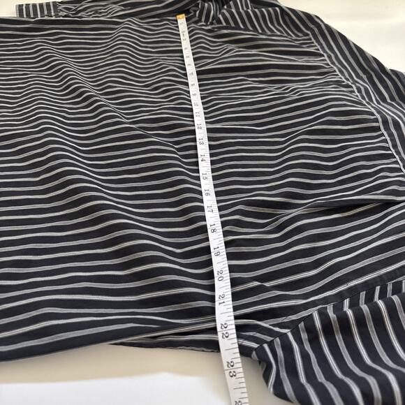 Vintage Faconnable Dress Shirt Size Medium Striped Business Casual - Picture 8 of 9